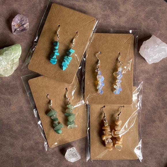 Handmade Sterling Silver Earrings - Picture 2 of 2